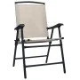 Sillas plegables de jardín 2 unidades textilene color crema von , Gartenstühle - Ref: Foro24-47924, Preis: 97,59 €, Rabatt: %