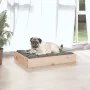Cama para perros madera maciza de pino 61,5x49x9 cm by , Beds for dogs - Ref: Foro24-820851, Price: 30,30 €, Discount: %