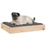 Cama para perros madera maciza de pino 61,5x49x9 cm by , Beds for dogs - Ref: Foro24-820851, Price: 30,30 €, Discount: %