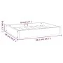 Cama para perros madera maciza de pino 61,5x49x9 cm by , Beds for dogs - Ref: Foro24-820851, Price: 30,30 €, Discount: %