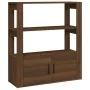 Aparador de madera contrachapada marrón roble 80x30x90 cm by , Sideboards - Ref: Foro24-819467, Price: 69,60 €, Discount: %