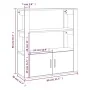 Aparador de madera contrachapada marrón roble 80x30x90 cm by , Sideboards - Ref: Foro24-819467, Price: 69,60 €, Discount: %