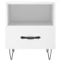 Mesita de noche madera de ingeniería blanco 40x35x47,5 cm de , Mesitas de noche - Ref: Foro24-827420, Precio: 41,06 €, Descue...