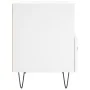 Mesita de noche madera de ingeniería blanco 40x35x47,5 cm de , Mesitas de noche - Ref: Foro24-827420, Precio: 41,06 €, Descue...