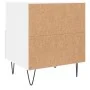 Mesita de noche madera de ingeniería blanco 40x35x47,5 cm de , Mesitas de noche - Ref: Foro24-827420, Precio: 41,06 €, Descue...