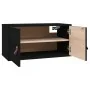 Armario de pared de madera maciza de pino negro 60x30x30 cm by , Shelves and shelves - Ref: Foro24-818373, Price: 76,15 €, Di...