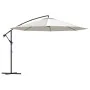 Sombrilla voladiza 3,5 m blanco arena by , Umbrellas - Ref: Foro24-42199, Price: 128,10 €, Discount: %