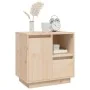 Mesitas de noche 2 uds madera maciza de pino 50x34x50 cm de , Mesitas de noche - Ref: Foro24-814480, Precio: 101,60 €, Descue...