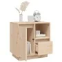 Mesitas de noche 2 uds madera maciza de pino 50x34x50 cm de , Mesitas de noche - Ref: Foro24-814480, Precio: 101,60 €, Descue...
