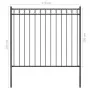 Valla de jardín de acero negro 1,7x1,5 m by , fence panels - Ref: Foro24-146315, Price: 97,59 €, Discount: %