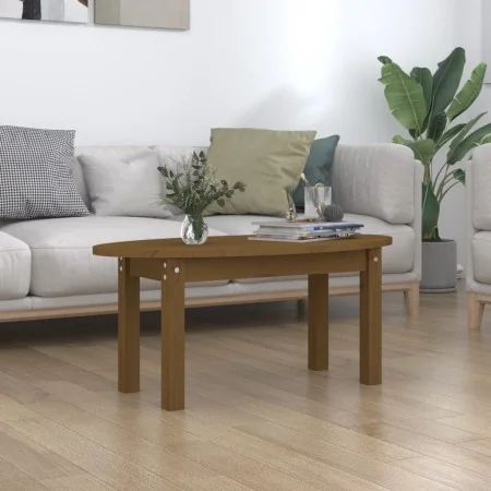 Mesa de centro madera maciza de pino marrón miel 80x40x35 cm von , Couchtisch - Ref: Foro24-822350, Preis: 46,80 €, Rabatt: %