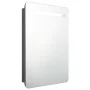 Armario de baño con espejo y LED gris 60x11x80 cm von , Badezimmerwaschtische - Ref: Foro24-326505, Preis: 154,92 €, Rabatt: %