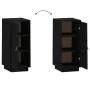 Aparador de madera maciza de pino negro 34x40x75 cm by , Sideboards - Ref: Foro24-820116, Price: 61,77 €, Discount: %
