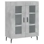 Aparador de madera de ingeniería gris hormigón 69,5x34x90 cm de , Aparadores - Ref: Foro24-827808, Precio: 85,16 €, Descuento: %