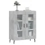 Aparador de madera de ingeniería gris hormigón 69,5x34x90 cm de , Aparadores - Ref: Foro24-827808, Precio: 85,16 €, Descuento: %