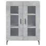 Aparador de madera de ingeniería gris hormigón 69,5x34x90 cm de , Aparadores - Ref: Foro24-827808, Precio: 85,16 €, Descuento: %