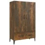 Aparador de madera contrachapada roble ahumado 70x31x115 cm by , Sideboards - Ref: Foro24-817474, Price: 85,23 €, Discount: %