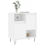 Aparador de madera contrachapada blanco brillante 60x35x70 cm de , Aparadores - Ref: Foro24-831190, Precio: 63,59 €, Descuent...