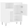 Aparador de madera contrachapada blanco brillante 60x35x70 cm de , Aparadores - Ref: Foro24-831190, Precio: 63,59 €, Descuent...