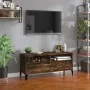 Mueble de TV madera contrachapada roble ahumado 100x34,5x44,5cm de , Muebles TV - Ref: Foro24-831906, Precio: 66,54 €, Descue...