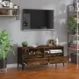 Mueble de TV madera contrachapada roble ahumado 100x34,5x44,5cm de , Muebles TV - Ref: Foro24-831906, Precio: 66,54 €, Descue...