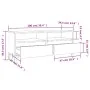 Mueble de TV madera contrachapada roble ahumado 100x34,5x44,5cm de , Muebles TV - Ref: Foro24-831906, Precio: 66,54 €, Descue...