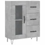 Aparador de madera de ingeniería gris hormigón 69,5x34x90 cm de , Aparadores - Ref: Foro24-828040, Precio: 91,32 €, Descuento: %