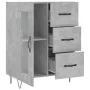 Aparador de madera de ingeniería gris hormigón 69,5x34x90 cm de , Aparadores - Ref: Foro24-828040, Precio: 91,32 €, Descuento: %