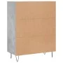 Aparador de madera de ingeniería gris hormigón 69,5x34x90 cm de , Aparadores - Ref: Foro24-828040, Precio: 91,32 €, Descuento: %