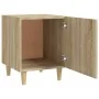 Mesitas de noche 2 uds madera contrachapada color roble Sonoma by , Nightstands - Ref: Foro24-812049, Price: 67,06 €, Discoun...
