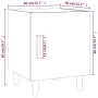 Mesitas de noche 2 uds madera contrachapada color roble Sonoma by , Nightstands - Ref: Foro24-812049, Price: 67,06 €, Discoun...