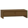 Soporte de monitor madera maciza pino marrón miel 50x27x15 cm von , Computersockel und -erhöhungen - Ref: Foro24-813957, Prei...