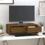 Soporte de monitor madera maciza pino marrón miel 50x27x15 cm von , Computersockel und -erhöhungen - Ref: Foro24-813957, Prei...