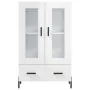 Aparador alto madera de ingeniería blanco brillo 69,5x31x115 cm von , Sideboards - Ref: Foro24-828310, Preis: 104,47 €, Rabat...