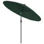 Sombrilla de jardín con palo de aluminio verde 270 cm by , Umbrellas - Ref: Foro24-47304, Price: 78,73 €, Discount: %