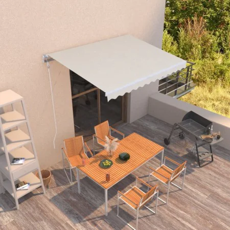 Cremefarbene automatische einziehbare Markise 300 x 250 cm von vidaXL, Markisen - Ref: Foro24-3068867, Preis: 313,63 €, Rabat...