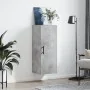 Armario de pared gris hormigón 34,5x34x90 cm de , Aparadores - Ref: Foro24-828880, Precio: 47,12 €, Descuento: %