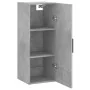 Armario de pared gris hormigón 34,5x34x90 cm de , Aparadores - Ref: Foro24-828880, Precio: 47,12 €, Descuento: %
