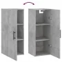 Armario de pared gris hormigón 34,5x34x90 cm de , Aparadores - Ref: Foro24-828880, Precio: 47,12 €, Descuento: %