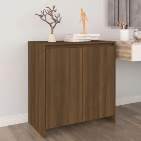 Aparador de madera contrachapada marrón roble 70x41x75 cm by , Sideboards - Ref: Foro24-813004, Price: 83,72 €, Discount: %