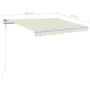 Cremefarbene automatische einziehbare Markise 300 x 250 cm von vidaXL, Markisen - Ref: Foro24-3068867, Preis: 313,63 €, Rabat...