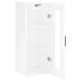 Armario de pared blanco brillante 34,5x34x90 cm de , Aparadores - Ref: Foro24-828918, Precio: 51,90 €, Descuento: %