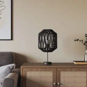 Pantalla de lámpara hierro y papel negra Ø23x28 cm by , Lampshades - Ref: Foro24-364362, Price: 30,64 €, Discount: %