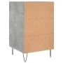 Mesita de noche madera de ingeniería gris hormigón 40x40x66 cm von , Nachttische - Ref: Foro24-827656, Preis: 58,79 €, Rabatt: %