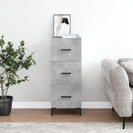 Aparador de madera contrachapada gris hormigón 34,5x34x90 cm von , Sideboards - Ref: Foro24-828608, Preis: 72,98 €, Rabatt: %