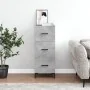 Aparador de madera contrachapada gris hormigón 34,5x34x90 cm von , Sideboards - Ref: Foro24-828608, Preis: 72,98 €, Rabatt: %