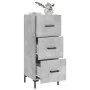 Aparador de madera contrachapada gris hormigón 34,5x34x90 cm von , Sideboards - Ref: Foro24-828608, Preis: 72,98 €, Rabatt: %