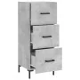 Aparador de madera contrachapada gris hormigón 34,5x34x90 cm von , Sideboards - Ref: Foro24-828608, Preis: 72,98 €, Rabatt: %