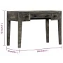 Escritorio de madera maciza de mango negro 110x50x75 cm de , Escritorios - Ref: Foro24-247913, Precio: 235,16 €, Descuento: %