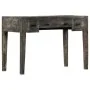 Escritorio de madera maciza de mango negro 110x50x75 cm de , Escritorios - Ref: Foro24-247913, Precio: 235,16 €, Descuento: %